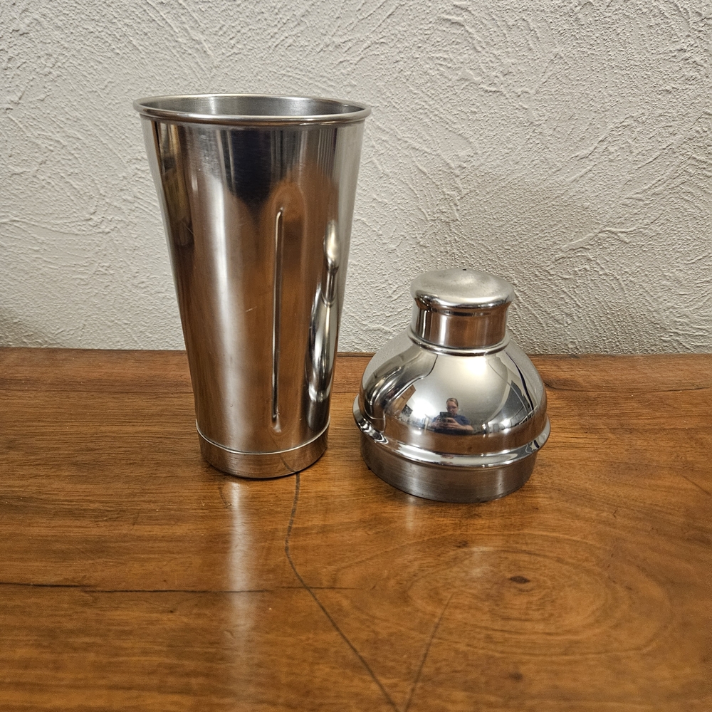 Vintage Stevens Electric Mixer Malt Cup ONLY with Lid RARE - Picture 2 of 5